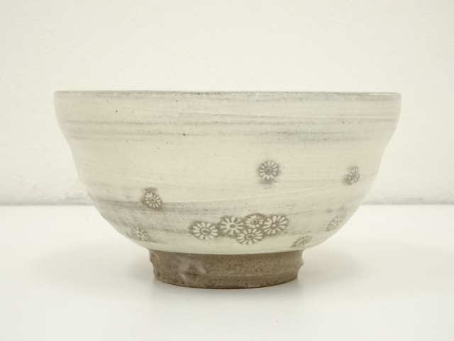 道具 ] - 道具 釜石陶房 松南 申相浩造 高麗花三島茶碗（共箱